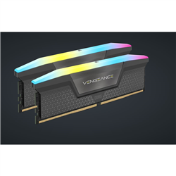 CORSAIR VENGEANCE RGB DDR5 32GB (2 x 16GB) DDR5 6400 CL36-48-48-104 1.35V XMP & EXPO - Grey