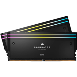 CORSAIR DOMINATOR TITANIUM 32GB (2x16GB) DDR5 6000 (PC5-48000) CL30 1.4V Intel XMP Memory Kit - Black