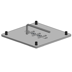 Spacepole VESA 75 Plate For MULTIGRIP