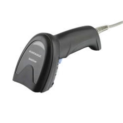 Datalogic QuickScan QD2220 Black 1D Linear Imager, USB, Barcode Scanner Kit. Includes Scanner, USB Cable (90A052065) and Stand (STD-QW25-BK)