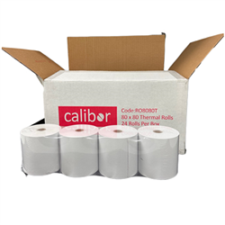 Calibor Thermal Paper 80MM X 80MM 24 ROLLS/BOX