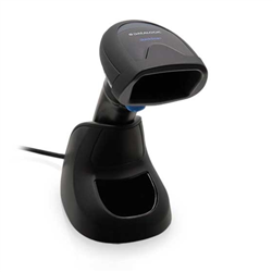 Datalogic QuickScan QD2590 Kit, 2D Mpixel Imager, USB/RS-232 Multi-Interface, Black (includes Scanner, USB Cable and Stand Std-Auto-QD25-BK)
