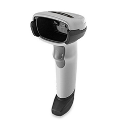 Zebra DS2208 White Standard Range 1D/2D Handheld Corded Barcode Scanner Kit - Scanner & Shielded USB Cable Included
