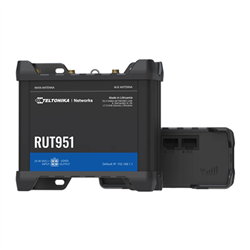 Teltonika RUT951 Industrial Cellular Router,16MB Flash, 128 MB RAM, Dual-SIM, 4G/LTE (Cat 4), 4x Ethernet, 1x WAN, 3x LAN, Wi-Fi