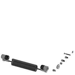Spacepole Cable CLICKSAFE Dual Lock Coil With Screws
