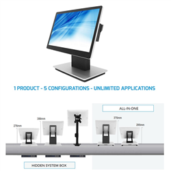 Element CA850 Touch Terminal, J6412 CPU, 8GB Memory/128GB Storage, 15.6