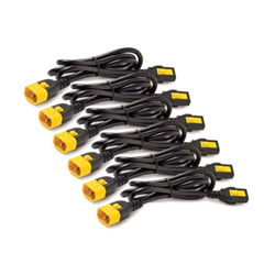 Apc (AP8706S-WW) Power Cord Kit (6 EA)- LOCKING- C13 To C14- 1.8M Black
