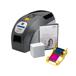 Zebra ZXP3 ETH YMCKO Card Studio + Cards WHI 100
