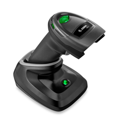 Zebra DS2278 Black Standard Range 1D/2D Cordless Bluetooth Handheld Barcode Scanner Kit - Scanner Shielded USB Cable & Cradle Included