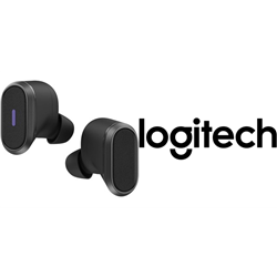 Bonus Zone True Wireless EARBUD W/LOGITECH Tap IP And Rally Bar Bundle -GRAPHITE