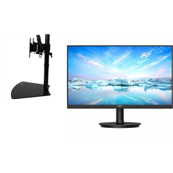 Buy-2-X-Philips-241V8b-23.8-Monitors-Startech-Armbarduo-Monitor-Stand-Save-$50