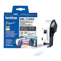 WHITE FILE FOLDER LABELS 17 X 87MM 300 LABELS