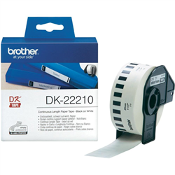 WHITE CONTINUOUS PAPER ROLL 29MM30.48M