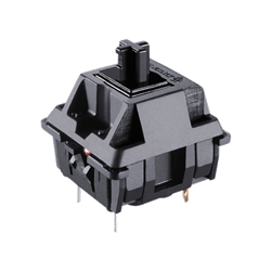 KEY SWITCH MX2A Black stem with Fixation Pins