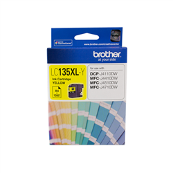 YELLOW INK CARTRIDGE TO SUIT DCP-J4110DW/MFC-J4410DW/J4510DW/J4710DW - UP TO 1200 PAGES