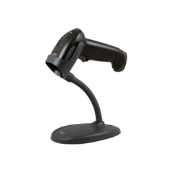 Honeywell Voyager 1250G 1D LINEAR USB Scanner with Flex Neck Stand BLACK