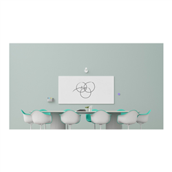 Logitech Scribe WHITEBOARD Camera For Teams & Zoom ROOMS- White - 2YR WTY