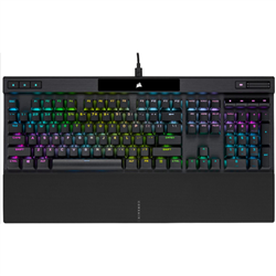 CORSAIR K70 RGB PRO Mechanical Gaming Keyboard- Backlit RGB LED- CHERRY MX Red- Black- Black PBT Keycaps