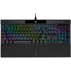 CORSAIR K70 RGB PRO Mechanical Gaming Keyboard- Backlit RGB LED- CHERRY MX SPEED- Black- Black PBT Keycaps