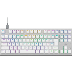 Corsair K60 PRO TKL RGB Compact Tenkeyless Optical-Mechanical Gaming Keyboard- White- USB-C Fast Setup- Fast Input. PBT Doubleshot KeyCaps