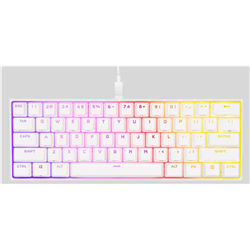 K65 RGB MINI 60 mechanical gaming keyboard- CHERRY MX SPEED- WHITE