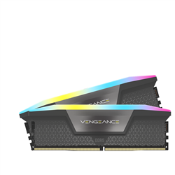 CORSAIR VENGEANCE RGB DDR5 96GB (2 x 48GB) DDR5 6000 CL36-44-44-96 1.40V AMD EXPO & Intel XMP - Grey