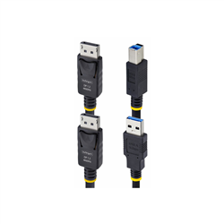 Startech 10FT (3M) DISPLAYPORT And USB 5GBPS KVM CABLE- 2 Yr