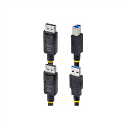 Startech 6FT (1.8M) DISPLAYPORT And USB 5GBPS KVM CABLE- 2 Yr