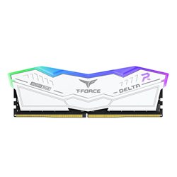 T-FORCE DELTA- RGB WHITE- DDR5- 6000MHz- 32GB Kit (16Gb x 2)- CL30-36-36-76- 1.35V- Limited Lifetime Warranty- INTEL XMP 3.0- AMD EXPO Ready