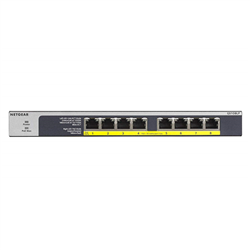 Netgear (GS108LP) 8-PORT Unmanaged SWITCH- POE+(8) 60W(UPG To 123W)- Life WTY