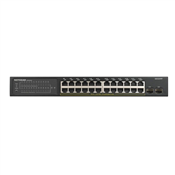 S350 Series 24-Port Gigabit PoE+ Smart Managed Pro Switch with x 2 SFP Ports