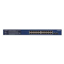 Netgear (GS724TPP) 24-PORT Smart Managed SWITCH- POE+(24) 380W- SFP(2)- Life WTY