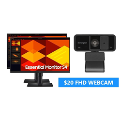 2x-SAMSUNG-D400-24-(16-9)-FHD-IPS-MONITOR-100HZ-DP-HDMI(2)-$20-FHD-WEBCAM-BUNDLE