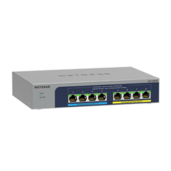 NETGEAR (MS108UP) 8-PORT MANAGED ULTRA POE SWITCH- GbE(2.5G)- POE+(4)- POE++(4)- LIFE WTY