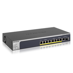 Netgear 10-PORT MULTI-GIG Smart SWITCH- POE+(8)- 180W- 10G(1)- SFP+(1)- Life WTY