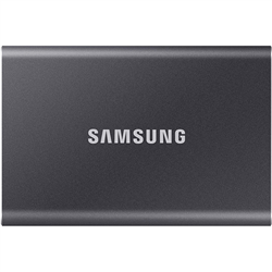 SAMSUNG T7 1TB PORTABLE USB-C SSD- UP TO 1050MB/s R/W- GREY- 3YR WTY