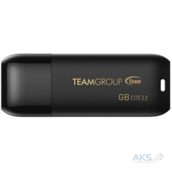 Team C175 Series 64GB USB 3.2 GEN1 Flash Drive Black