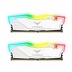 T-Force Delta RGB- White- DDR4- 3600MHz- 32GB Kit(2 x 16GB)- U-DIMM- CL18- 1.35V- Limited Lifetime Warranty