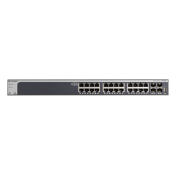 Netgear 28-PORT Smart 10G SWITCH- 10GBASE-T(24)- SFP+(4)- Life WTY