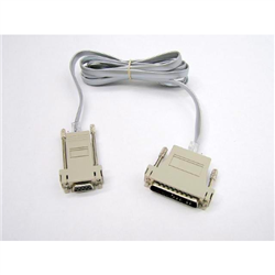 Printer Cable RS232 DB9-F Pc To DB25-M PTR 3/PARTS