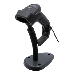 Datalogic QuickScan QD2590 Kit, 2D Mpixel Imager, USB/RS-232 Multi-Interface, Black (includes Scanner, USB Cable and Stand Std-Autflx-QD25-BK)