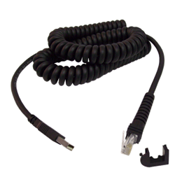 Datalogic Cable, USB, Type A, Power Off Terminal, Coiled, 12 ft