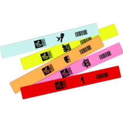 Zebra Z Band Splash PKT/6 Orange HC100