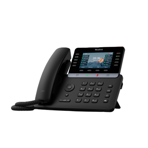 Yealink SIP-T74U IP Phone- 4.3' Color Display- 16 SIP Accounts- HD Voice- USB & PoE- Linux 6.1- TEE Encryption- Wall Mountable